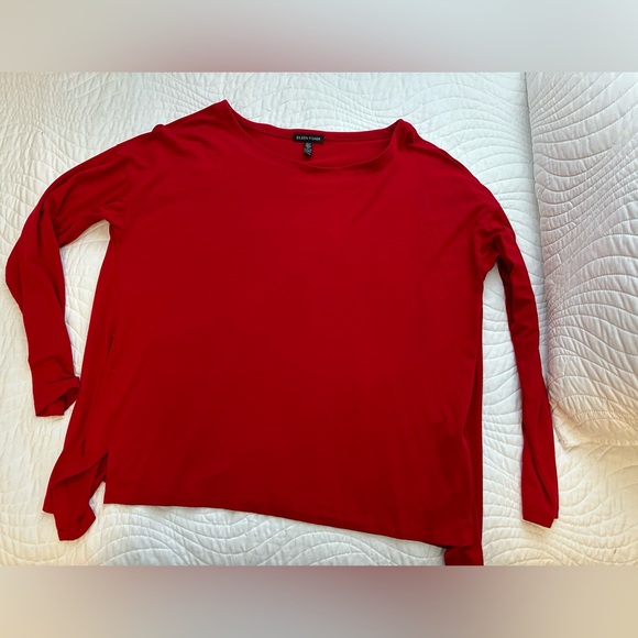 Eileen Fisher Tops - Eileen Fisher viscose top w side seam detail sz M